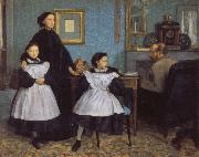 Edgar Degas The Belleli Family Sweden oil painting artist